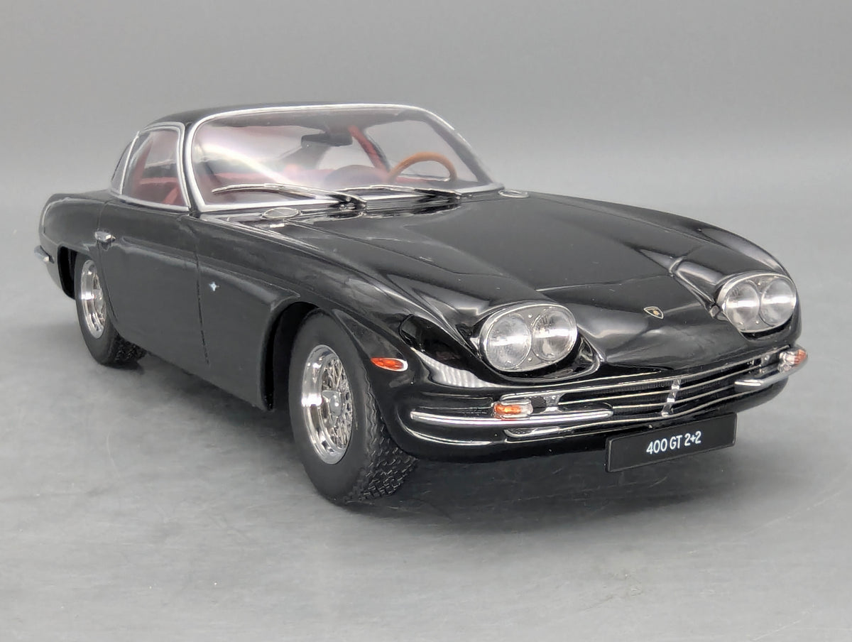 Modellautos 1:18 KK-Scale Lamborghini 400 GT 2+2 Black Schwarz mit OVP