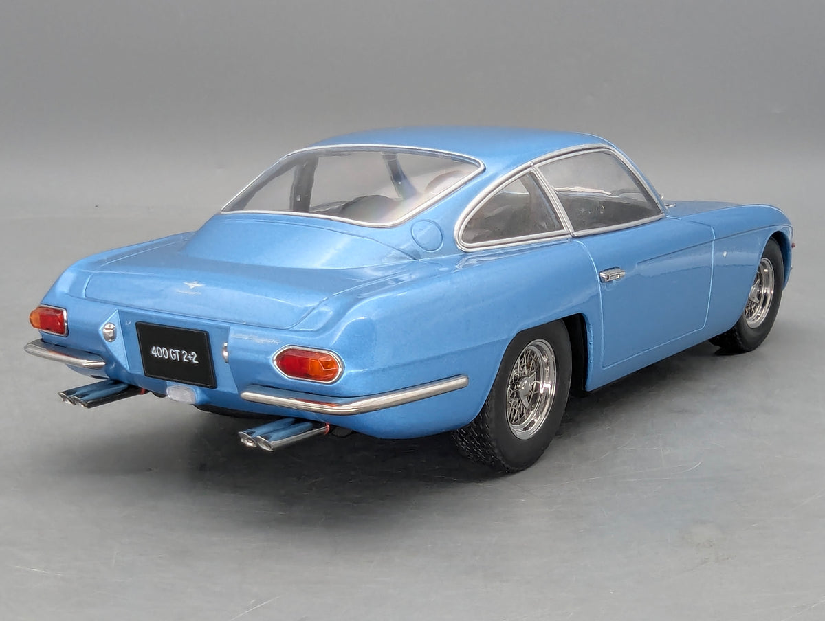 Modellautos 1:18 KK-Scale Lamborghini 400 GT 2+2 Black Hellblau Metallic mit OVP