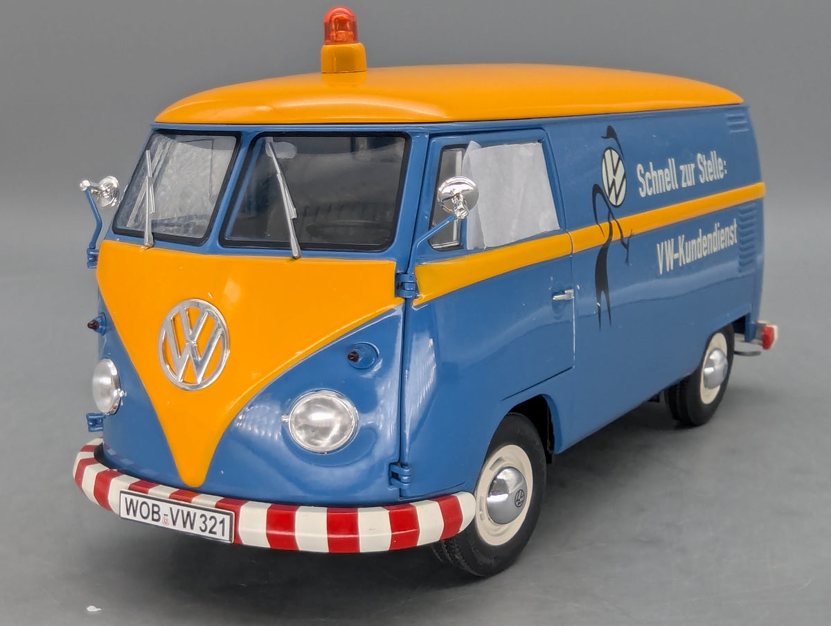 Modellautos 1:18 Schuco Volkswagen T1b Kastenwagen VW Kundendienst mit OVP
