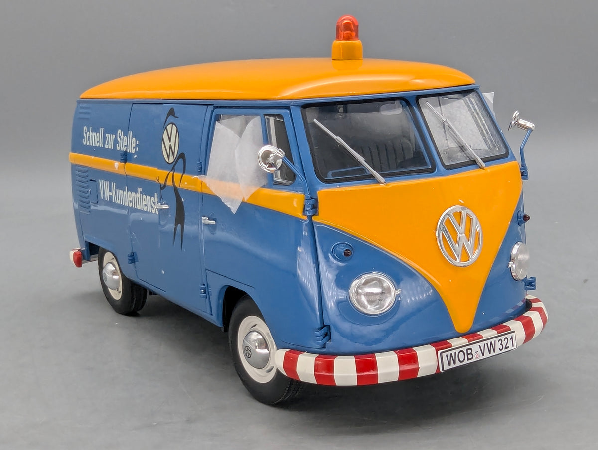 Modellautos 1:18 Schuco Volkswagen T1b Kastenwagen VW Kundendienst mit OVP