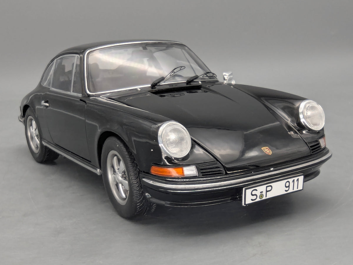 Modellautos 1:18 Schuco Porsche 911 S Coupe 1973 Schwarz mit OVP