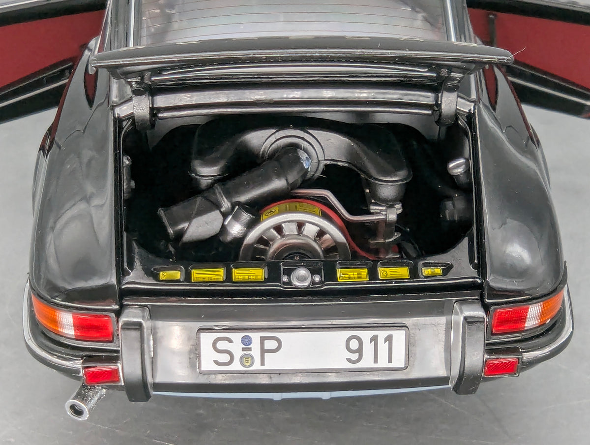 Modellautos 1:18 Schuco Porsche 911 S Coupe 1973 Schwarz mit OVP