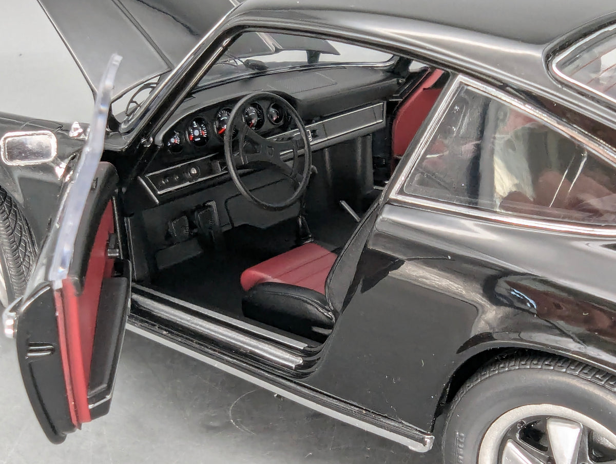 Modellautos 1:18 Schuco Porsche 911 S Coupe 1973 Schwarz mit OVP
