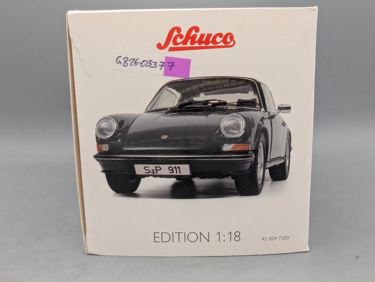 Modellautos 1:18 Schuco Porsche 911 S Coupe 1973 Schwarz mit OVP