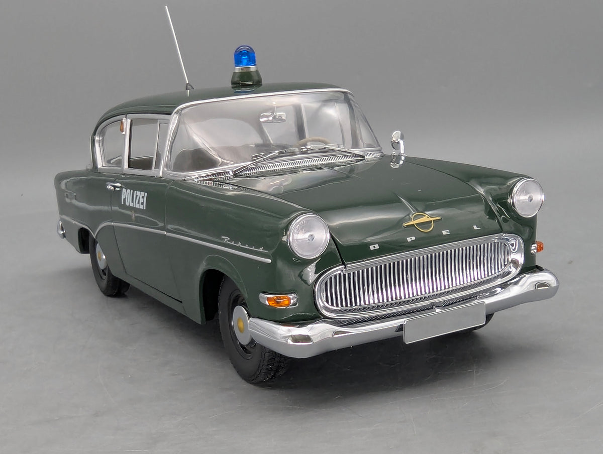Modellautos 1:18 Minichamps Opel Rekord P1 1958 Polizei mit OVP