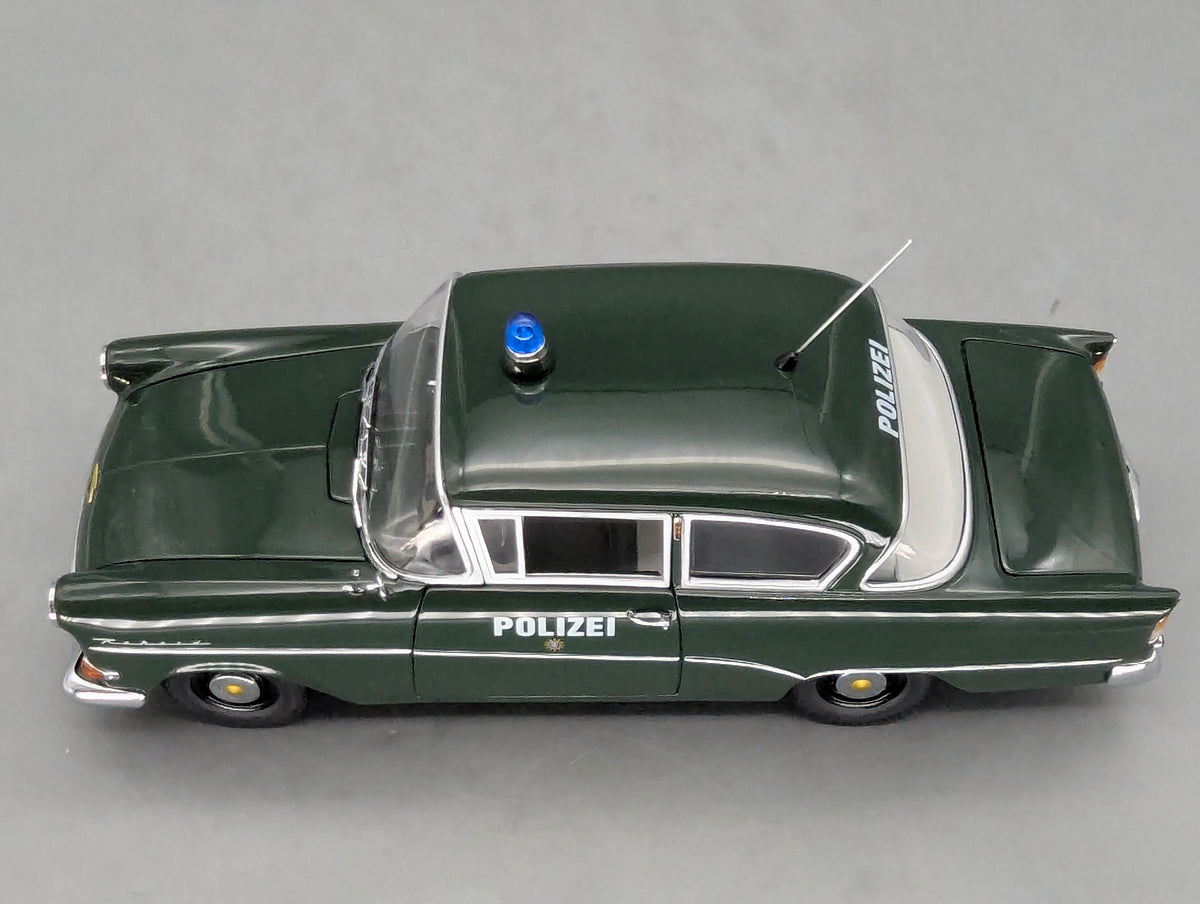 Modellautos 1:18 Minichamps Opel Rekord P1 1958 Polizei mit OVP
