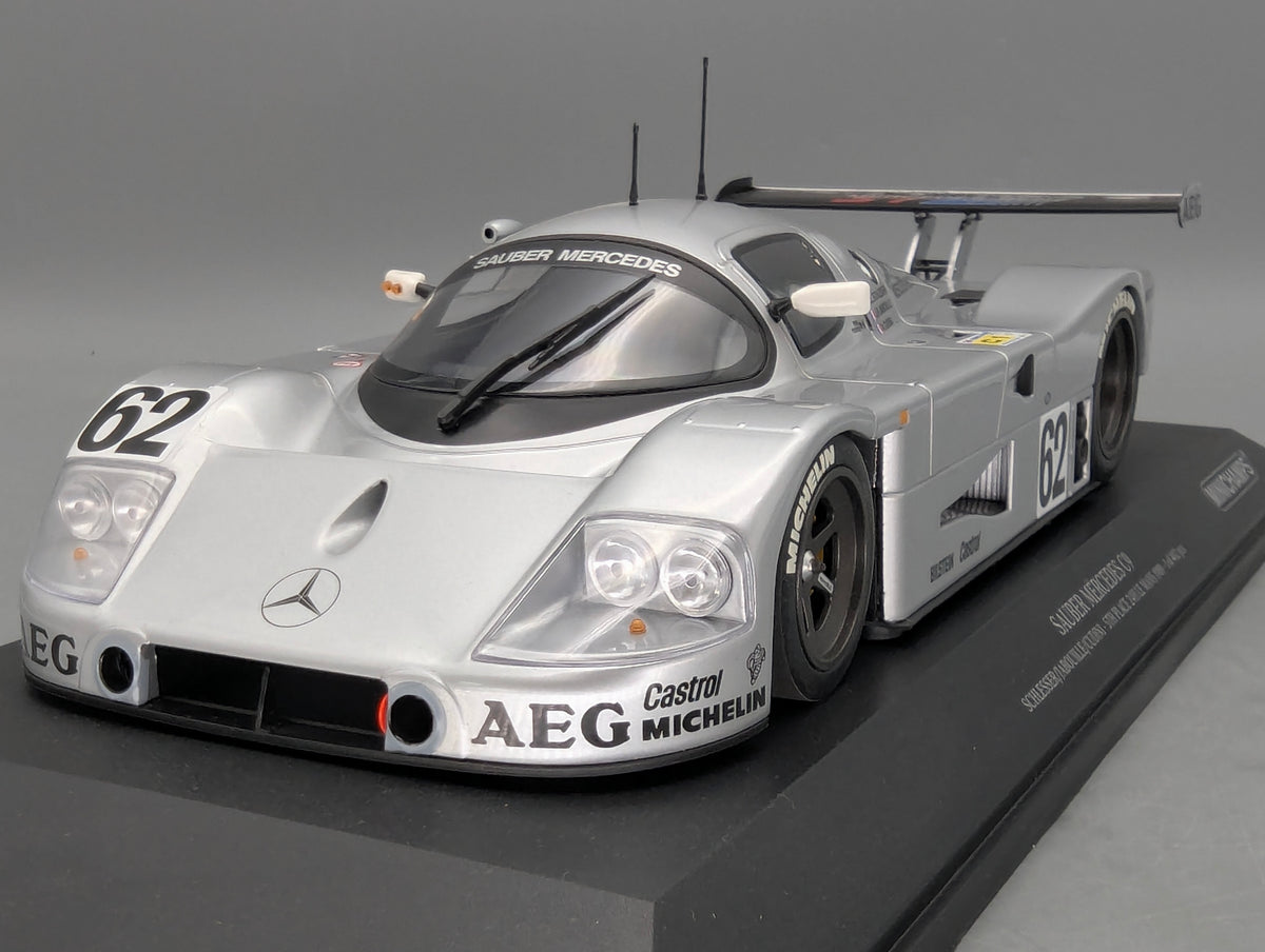 Modellautos 1:18 Minichamps Sauber Mercedes C9 5th 24h Le Mans 1989 #62 mitOVP