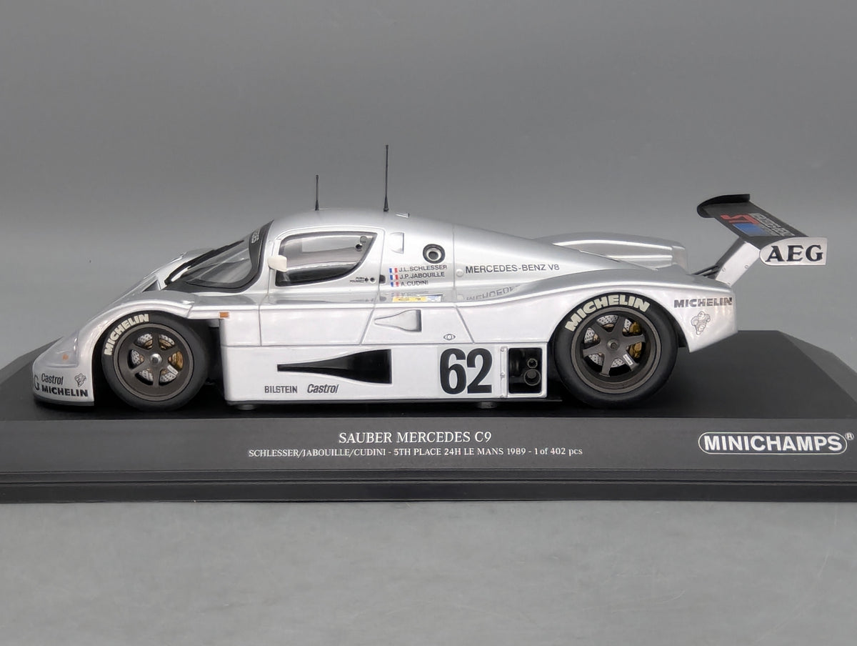 Modellautos 1:18 Minichamps Sauber Mercedes C9 5th 24h Le Mans 1989 #62 mitOVP