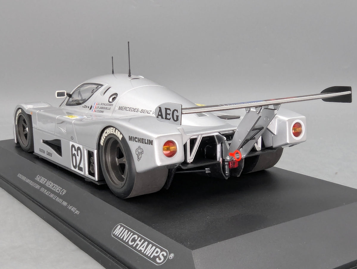 Modellautos 1:18 Minichamps Sauber Mercedes C9 5th 24h Le Mans 1989 #62 mitOVP