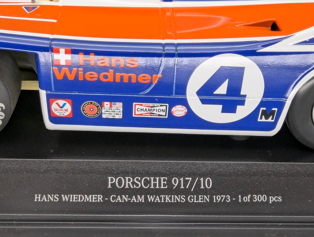 Modell 1:18 Minichamps Porsche 917/10 Can Am 1973 #4 Hans Wiedmer mit OVP