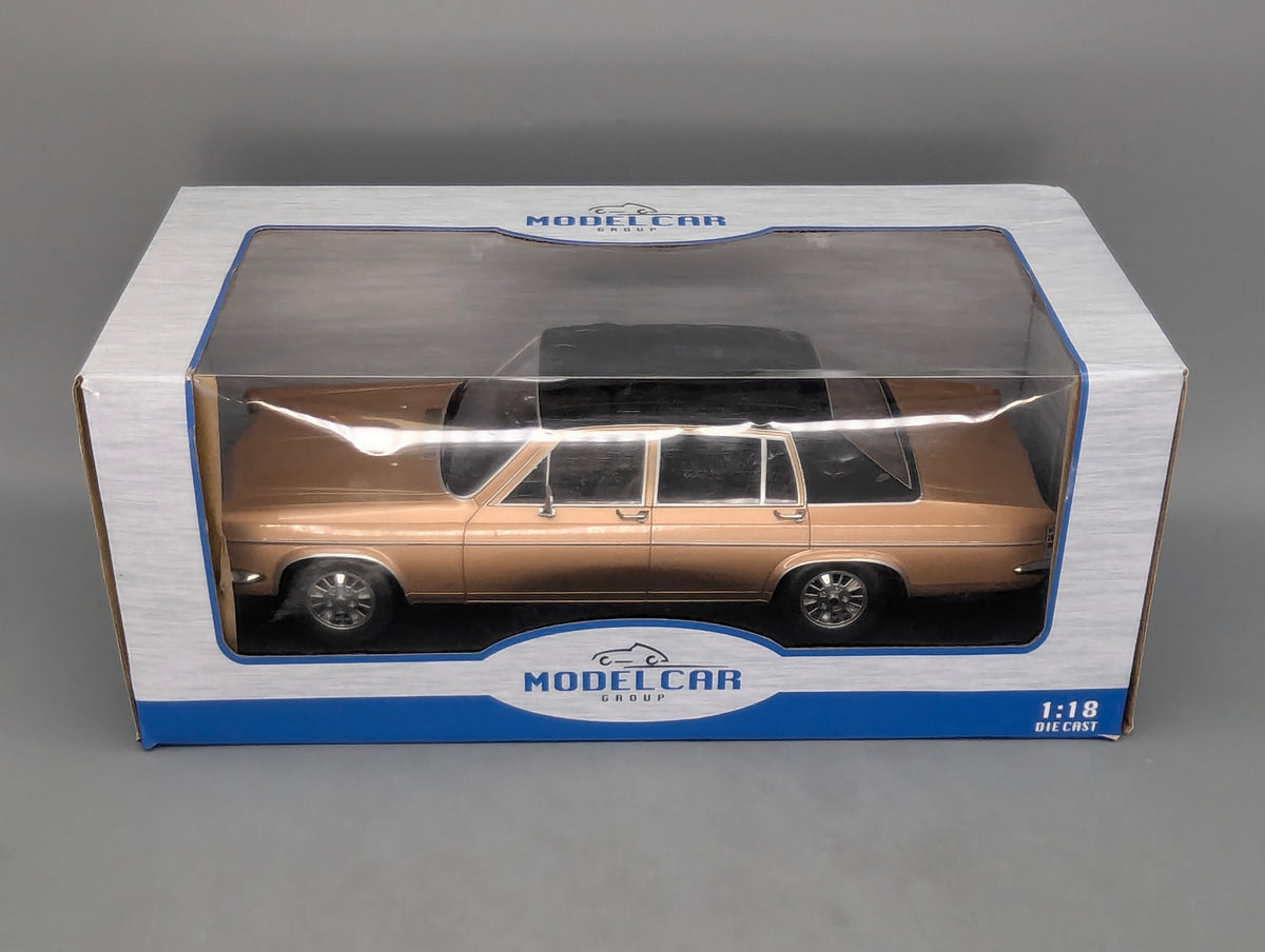 Modellautos 1:18 MCG Modelcar Group 18335 Opel Diplomat B Beige Metallic mit OVP