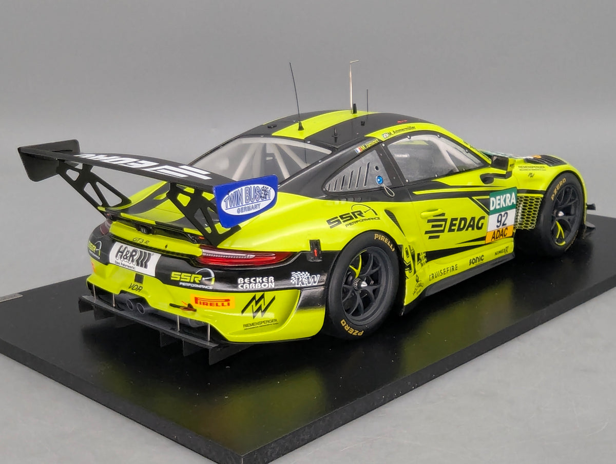 Modellautos 1:18 Spark Porsche 911 GT3 R Vize GT Masters 2021 #92 mit OVP