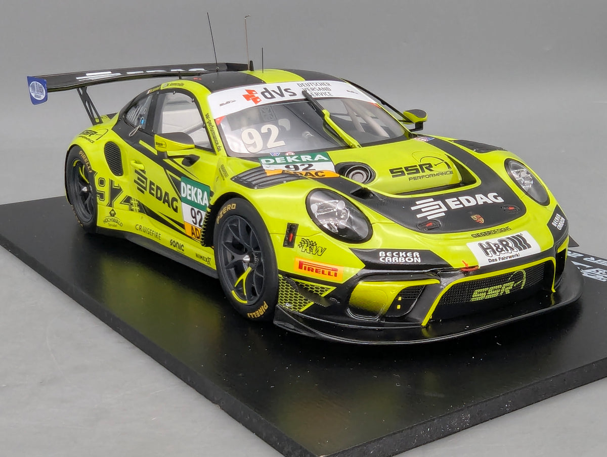 Modellautos 1:18 Spark Porsche 911 GT3 R Vize GT Masters 2021 #92 mit OVP