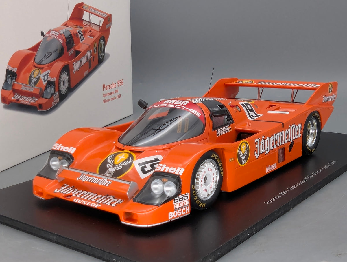 Modellautos 1:18 Spark Porsche 956 WINNER Imola 1984 #19 Stuck + Bellof mit OVP