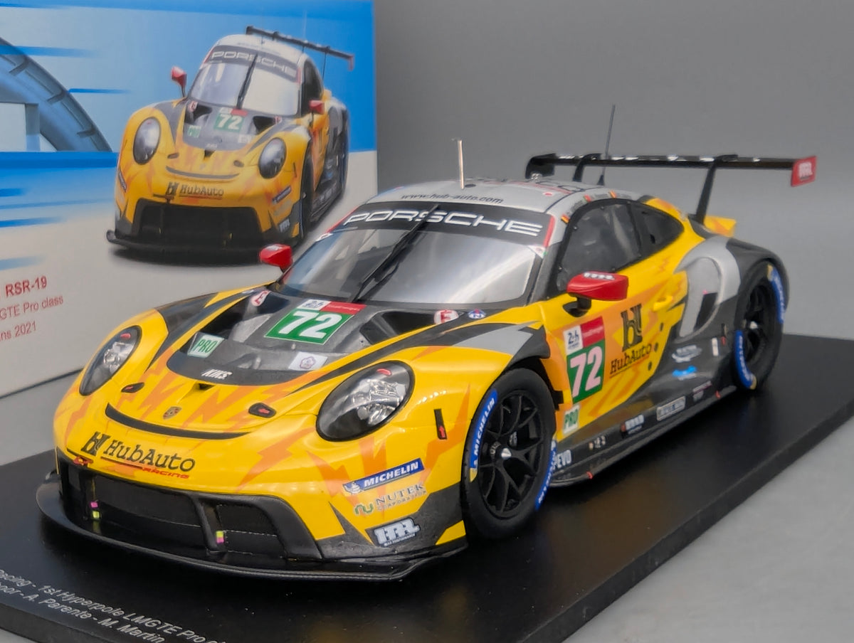 Modellautos 1:18 Spark Porsche 911 RSR-19 24h Le Mans 2021 #72 mit OVP