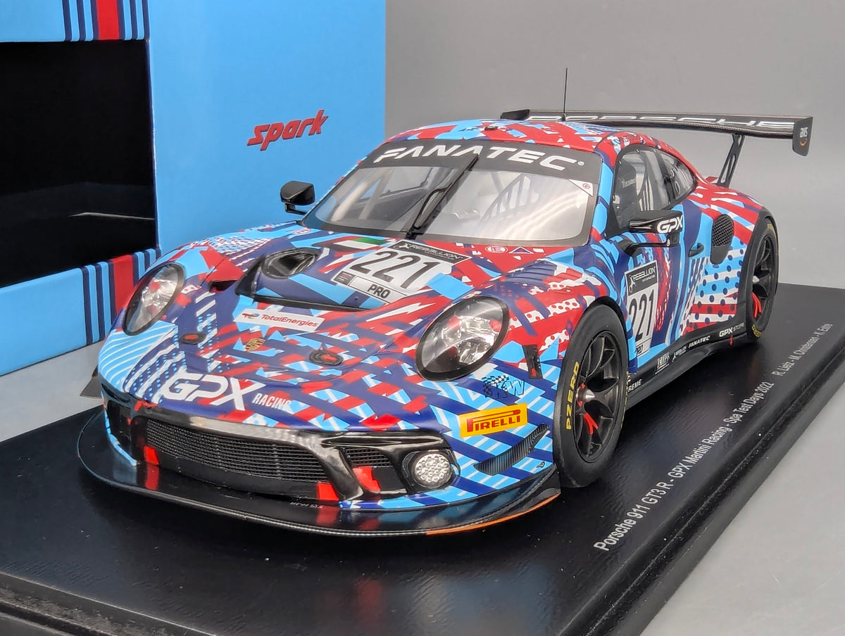 Modellautos 1:18 Spark Porsche 911 GT3 R GPX Spa 2022 #221 Lietz und andere OVP