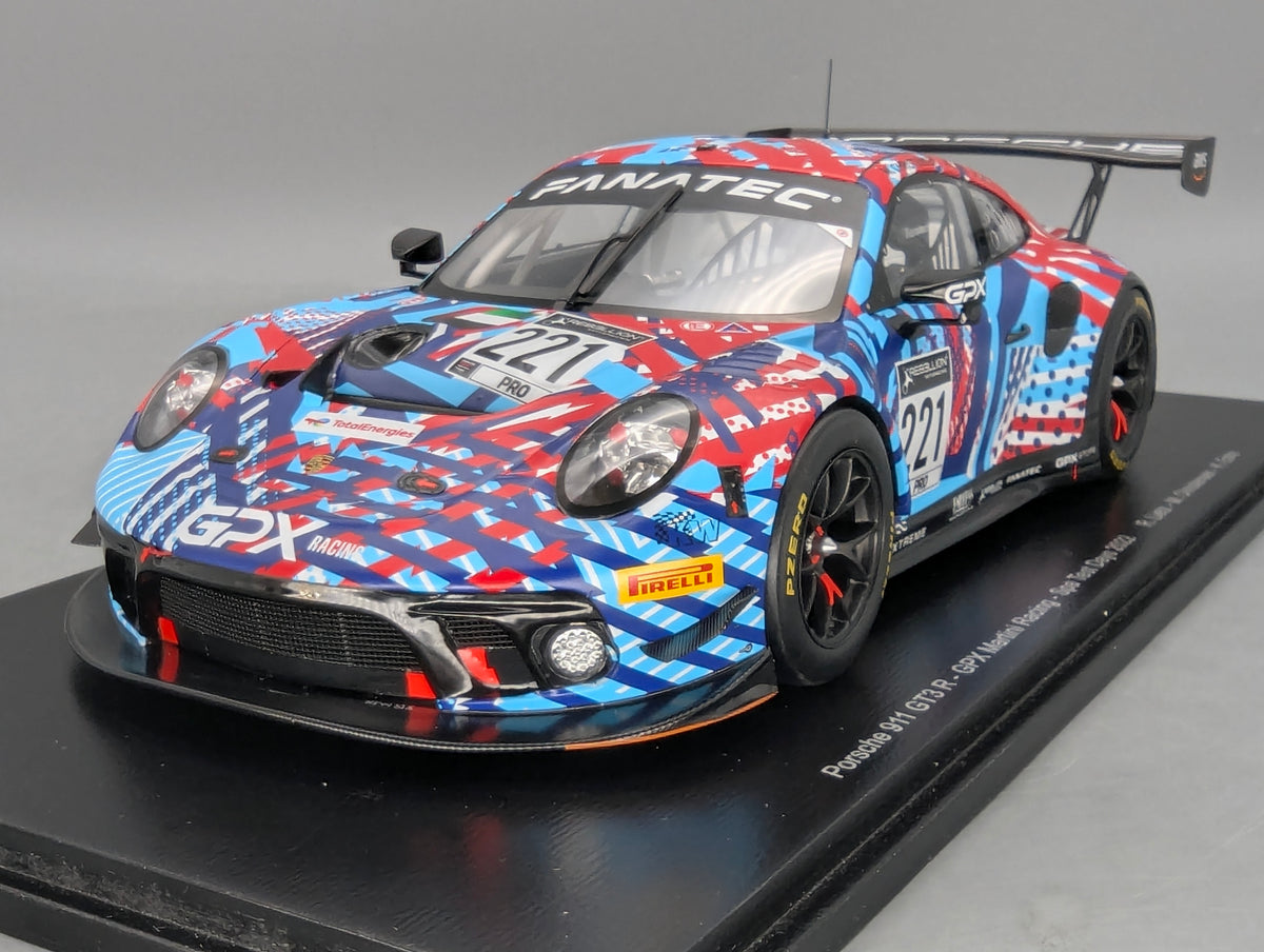 Modellautos 1:18 Spark Porsche 911 GT3 R GPX Spa 2022 #221 Lietz und andere OVP