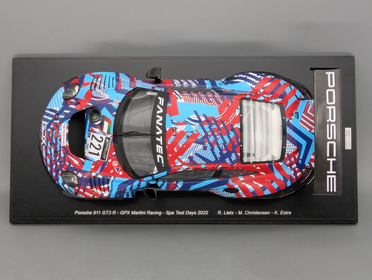 Modellautos 1:18 Spark Porsche 911 GT3 R GPX Spa 2022 #221 Lietz und andere OVP