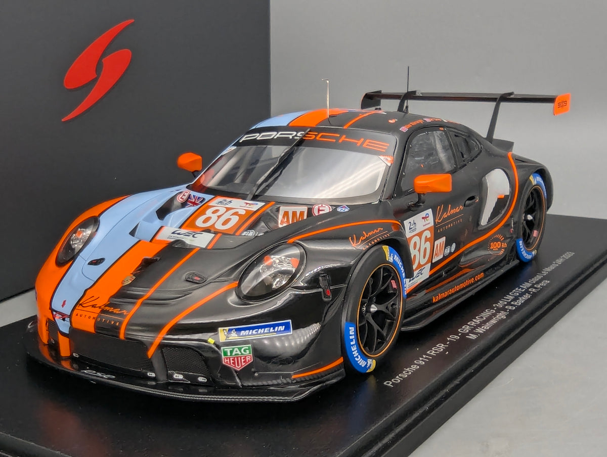 Modellautos 1:18 Spark Porsche 911 RSR-19 24h Le Mans 2023 #86 mit OVP