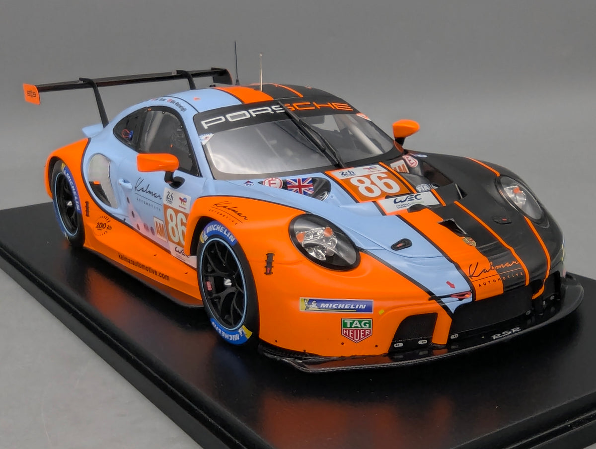 Modellautos 1:18 Spark Porsche 911 RSR-19 24h Le Mans 2023 #86 mit OVP