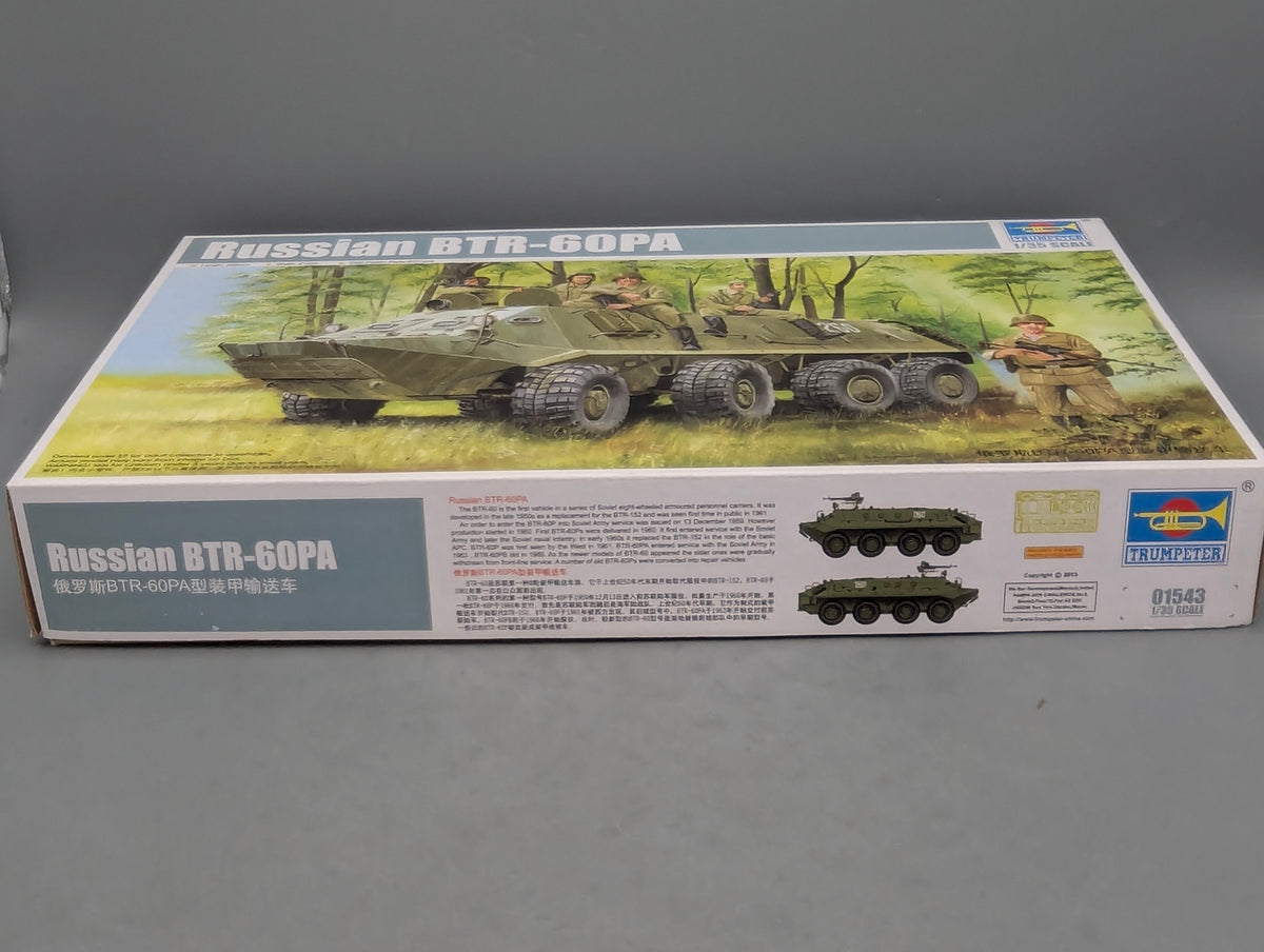 Militär LKW Modell Bausatz 1:35 Trumpeter 01543 Russian BTR-60PA mit OVP