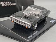 Modellautos 1:43 Ixo/PCT/DeAgostini Dodge Charger R/T Fast & Fourious + Vitrine