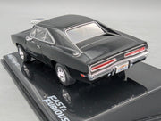 Modellautos 1:43 Ixo/PCT/DeAgostini Dodge Charger R/T Fast & Fourious + Vitrine