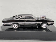 Modellautos 1:43 Ixo/PCT/DeAgostini Dodge Charger R/T Fast & Fourious + Vitrine