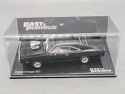 Modellautos 1:43 Ixo/PCT/DeAgostini Dodge Charger R/T Fast & Fourious + Vitrine