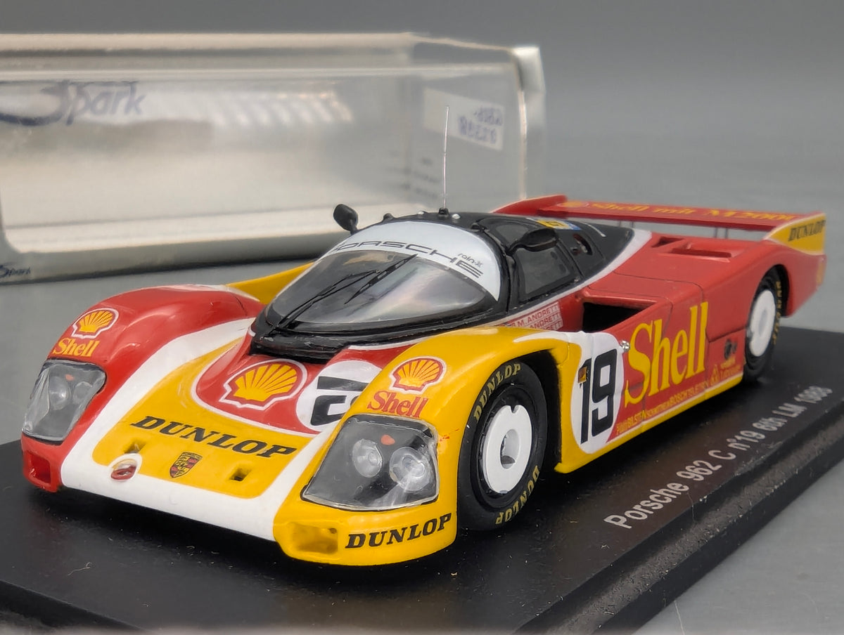 Modellautos 1:43 Spark S0903 Porsche 962 C 24h Le Mans 1988 #19 Andretti mit OVP