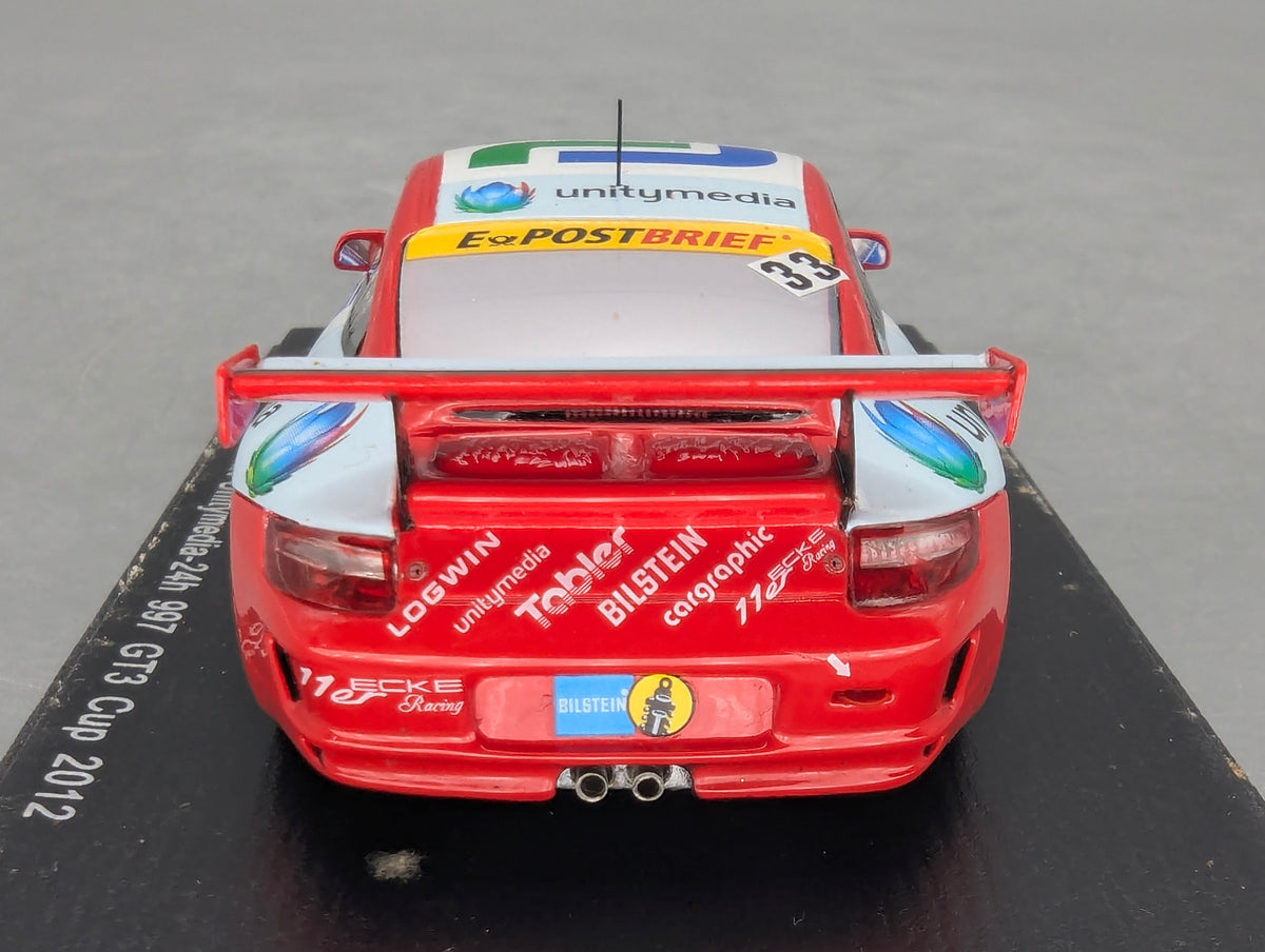 Modellautos 1:43 Spark ECKE2012 Porsche 997 GT3 Cup 2012 24h #33 mit OVP