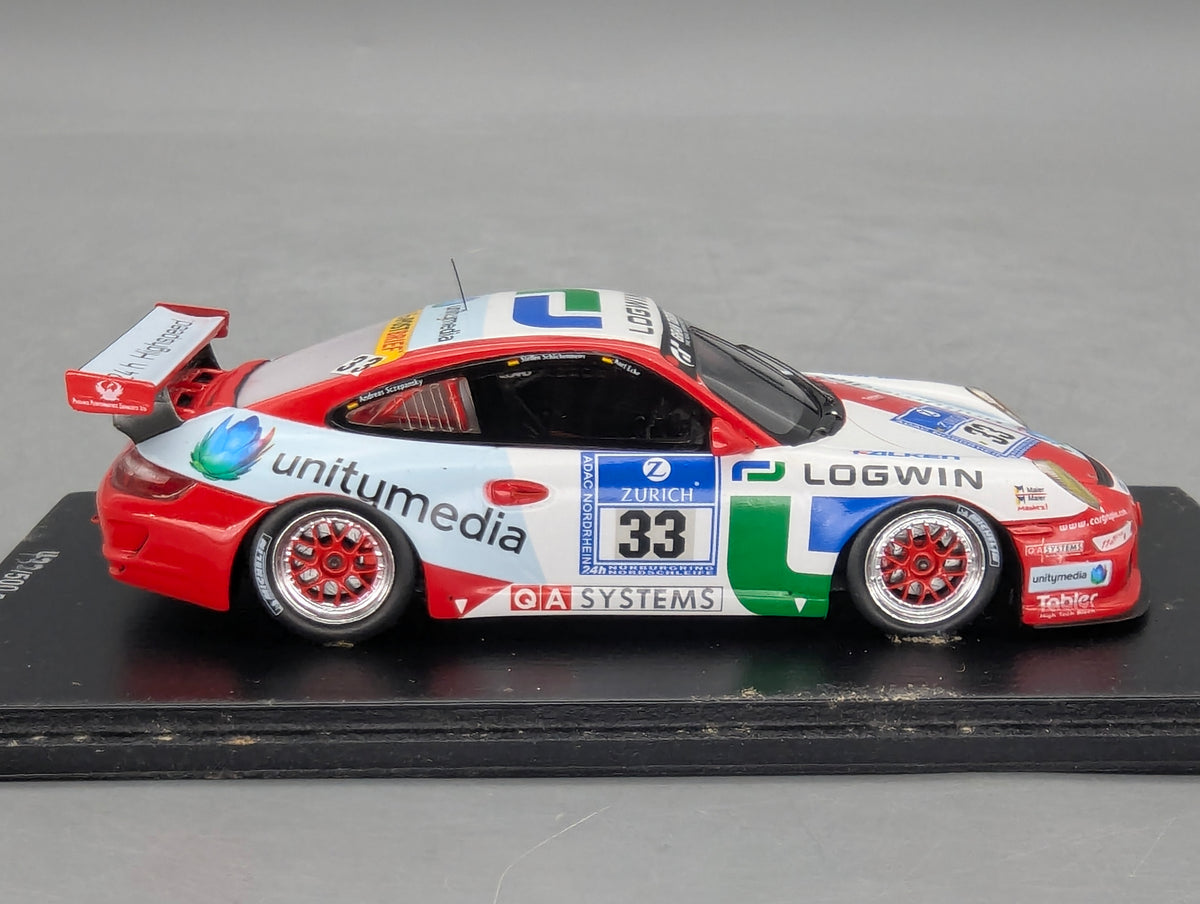 Modellautos 1:43 Spark ECKE2012 Porsche 997 GT3 Cup 2012 24h #33 mit OVP