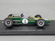 Modellautos 1:43 Spark Lotus 33 Climax WINNER German GP 1965 WC #1 Clark mit OVP