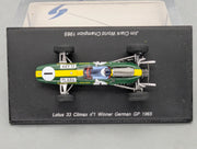 Modellautos 1:43 Spark Lotus 33 Climax WINNER German GP 1965 WC #1 Clark mit OVP