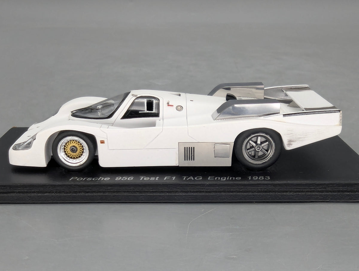 Modellautos 1:43 Spark S3410 Porsche 956 Test F1 Tag Engine 1983 mit OVP