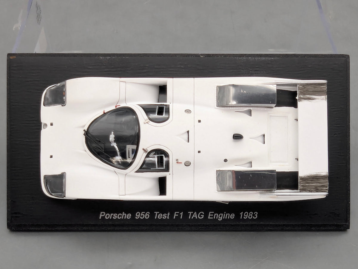 Modellautos 1:43 Spark S3410 Porsche 956 Test F1 Tag Engine 1983 mit OVP