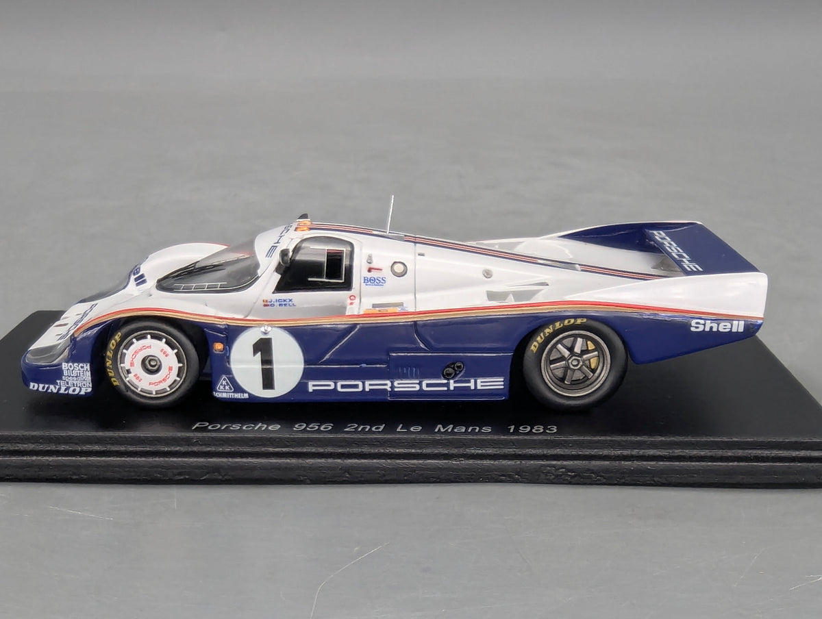 Modellautos 1:43 Spark S5503 Porsche 956 2nd24h Le Mans 1983 #1 Icks + Bell OVP