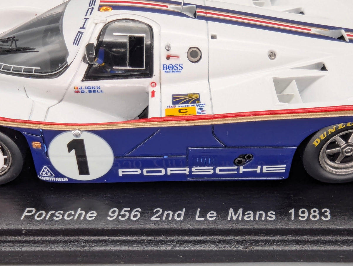 Modellautos 1:43 Spark S5503 Porsche 956 2nd24h Le Mans 1983 #1 Icks + Bell OVP