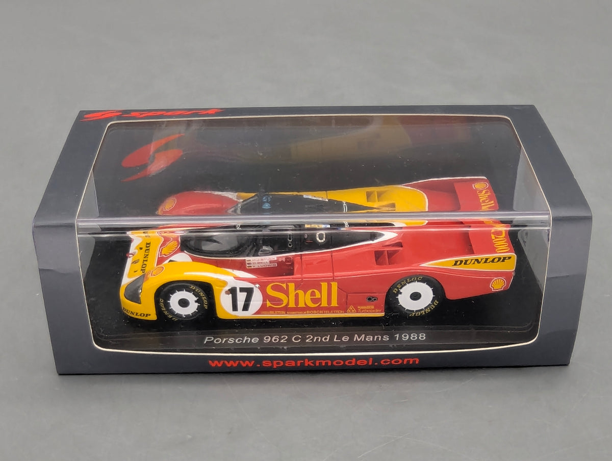 Modellautos 1:43 Spark S0901 Porsche 962 C 24h Le Mans 1988 #17 Stuck Ludwig OVP