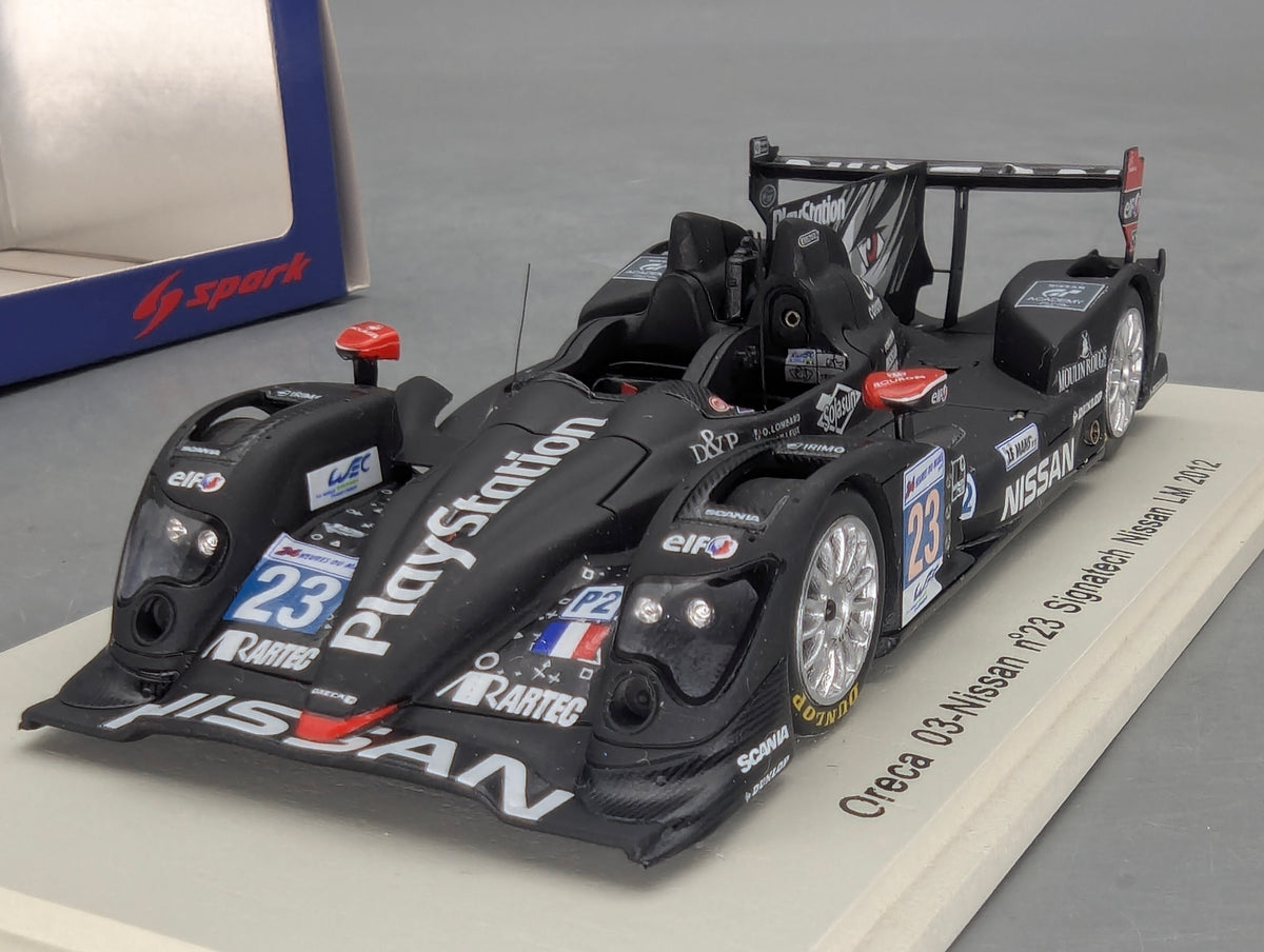 Modellautos 1:43 Spark S3710 Oreca 03 Nissan 24h Le Mans 2012 #23 mit OVP