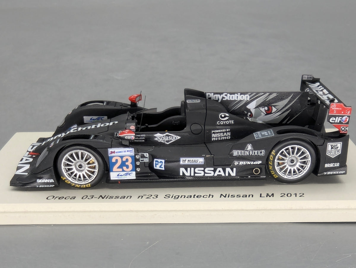 Modellautos 1:43 Spark S3710 Oreca 03 Nissan 24h Le Mans 2012 #23 mit OVP