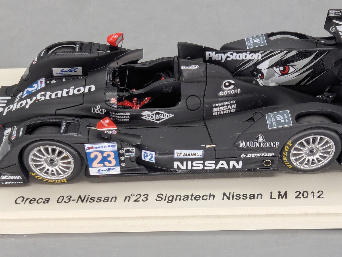 Modellautos 1:43 Spark S3710 Oreca 03 Nissan 24h Le Mans 2012 #23 mit OVP