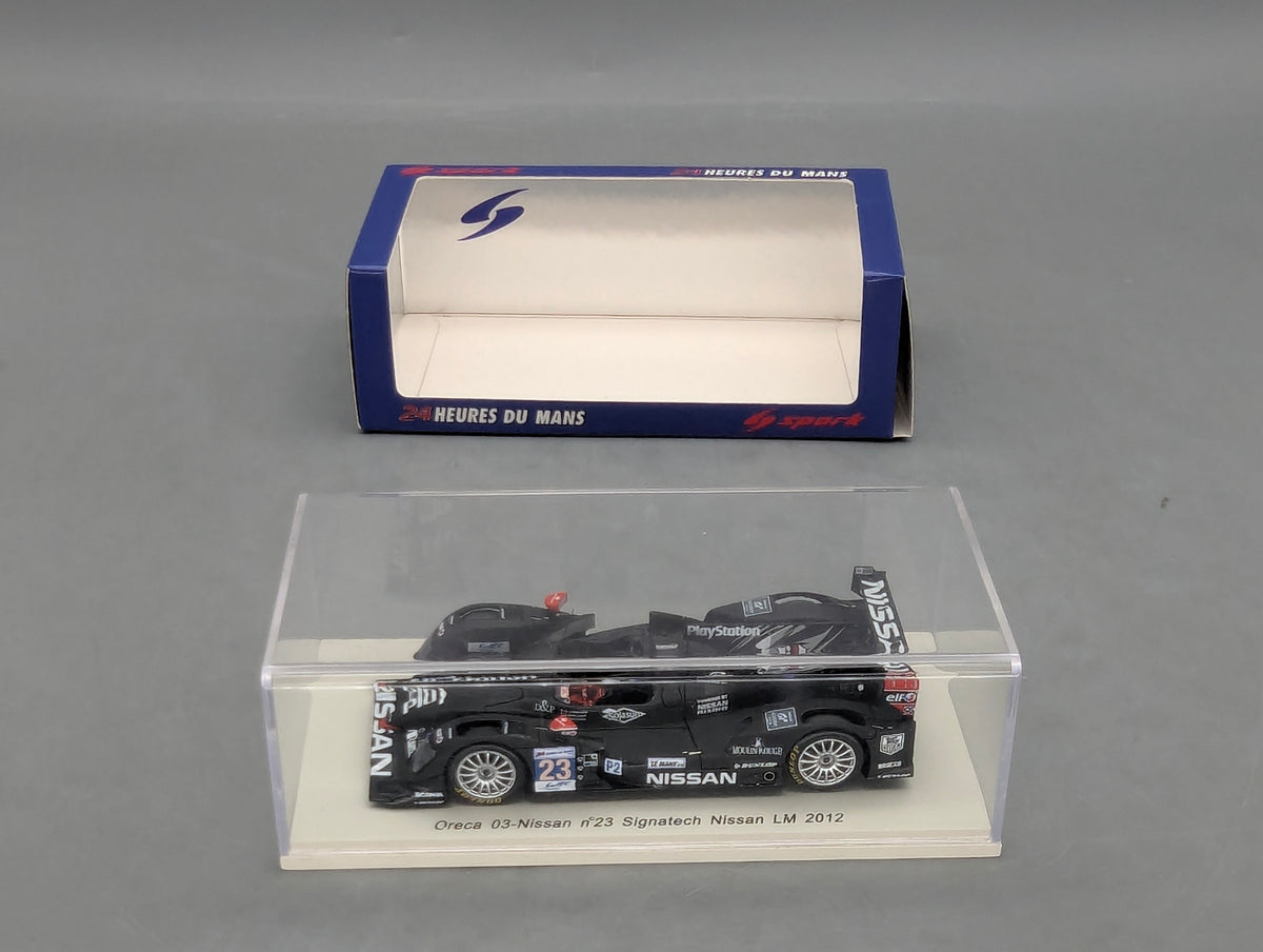 Modellautos 1:43 Spark S3710 Oreca 03 Nissan 24h Le Mans 2012 #23 mit OVP