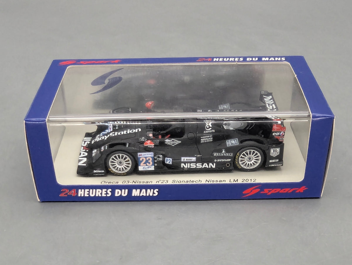 Modellautos 1:43 Spark S3710 Oreca 03 Nissan 24h Le Mans 2012 #23 mit OVP