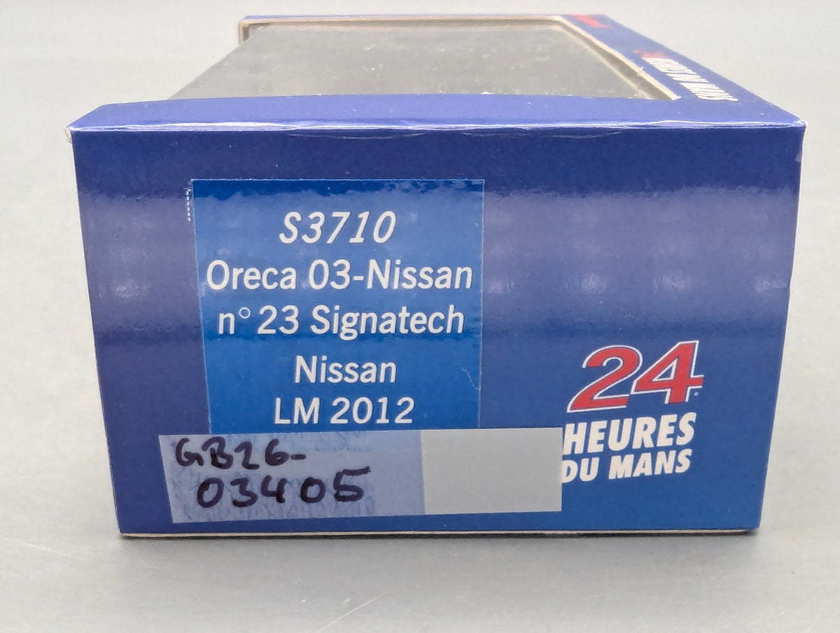 Modellautos 1:43 Spark S3710 Oreca 03 Nissan 24h Le Mans 2012 #23 mit OVP