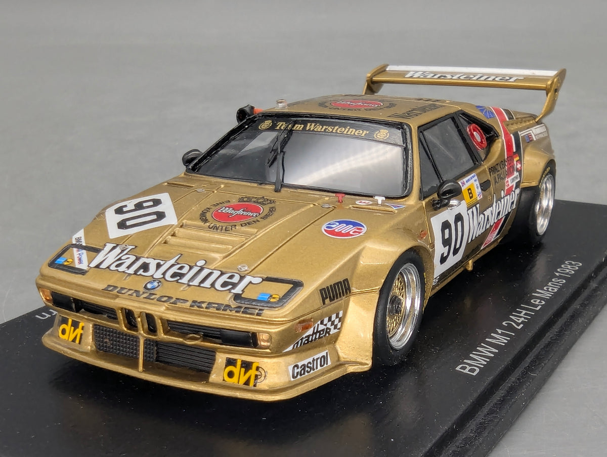 Modellautos 1:43 Spark S6407 BMW M1 24h Le Mans 1983 #90 L. von Bayern mit OVP