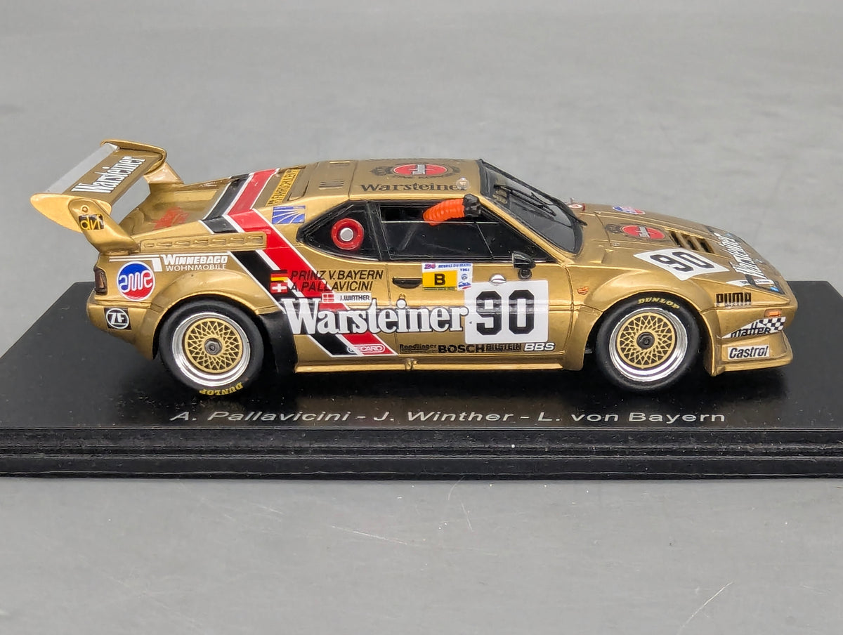 Modellautos 1:43 Spark S6407 BMW M1 24h Le Mans 1983 #90 L. von Bayern mit OVP