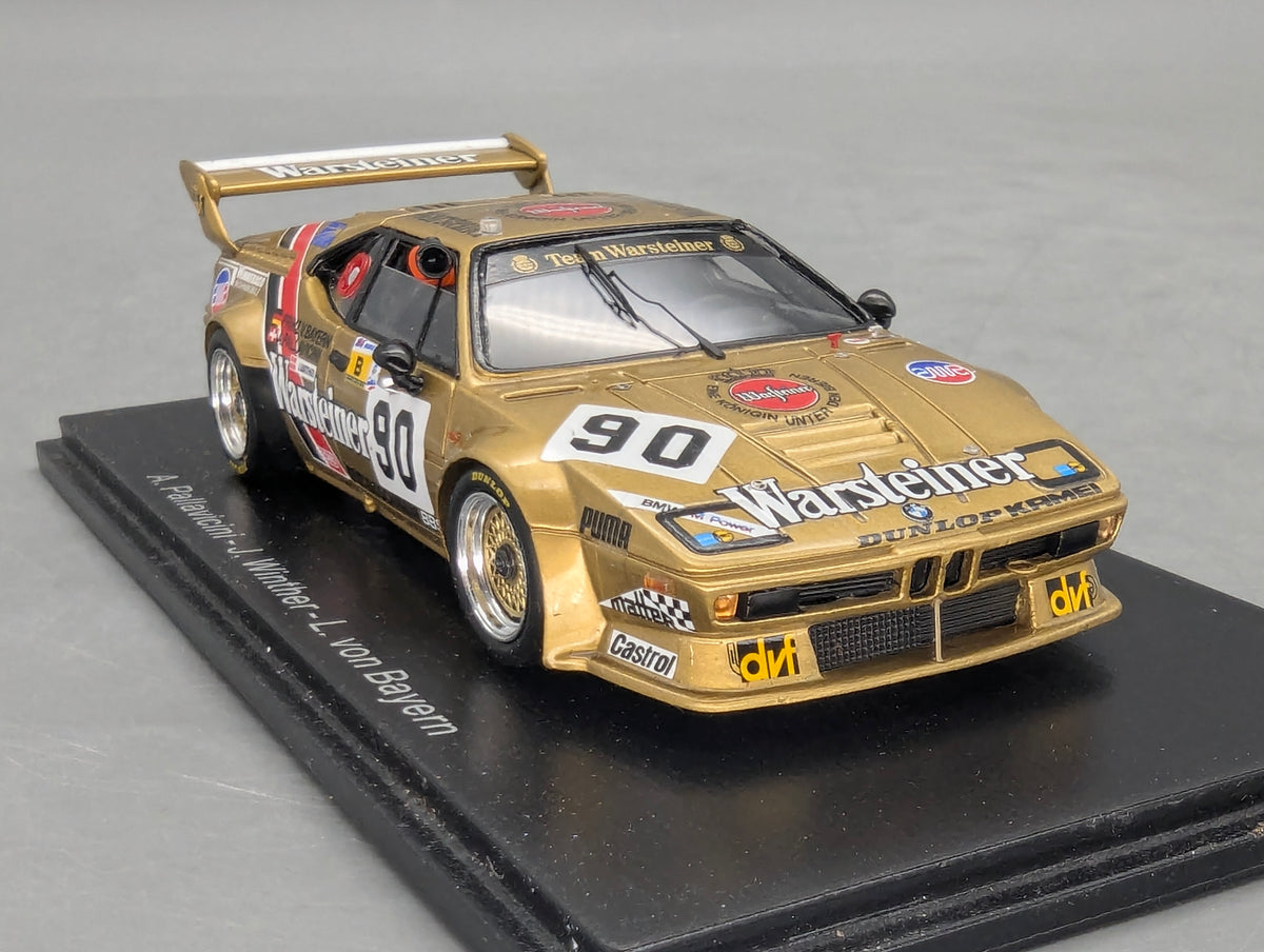 Modellautos 1:43 Spark S6407 BMW M1 24h Le Mans 1983 #90 L. von Bayern mit OVP