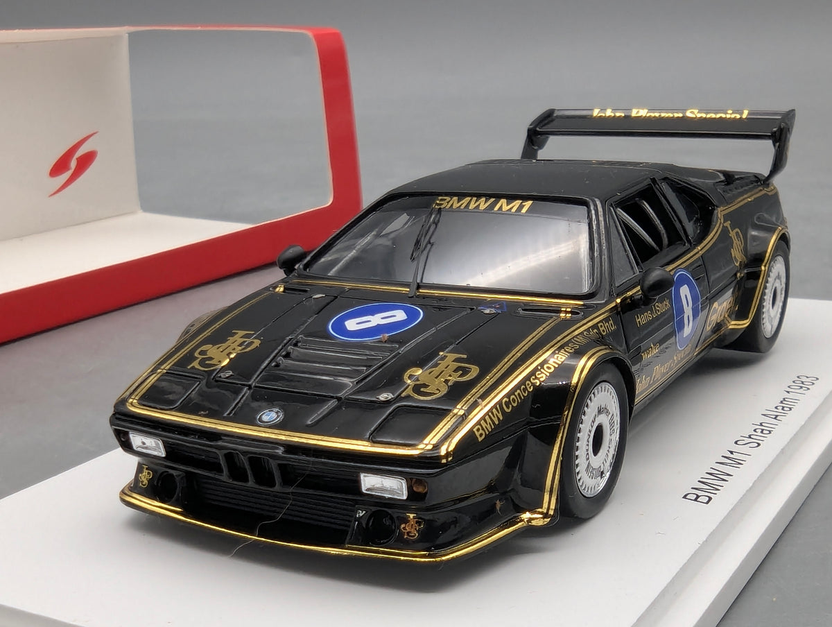 Modellautos 1:43 Spark SA185 BMW M1 Shah Alam 1983 #8 H. J. Stuck mit OVP