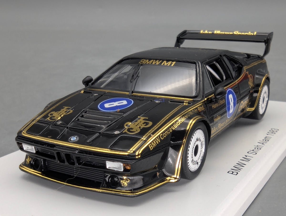 Modellautos 1:43 Spark SA185 BMW M1 Shah Alam 1983 #8 H. J. Stuck mit OVP
